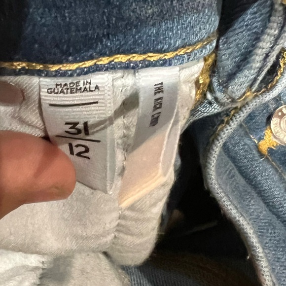 LOFT Women's Light Blue The Kick Crop Jeans EUC - Picture 5 of 7